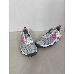 Adidas Women's Golf Shoes BOA Lace System Grey Pink SZ 6.5 New w Tags